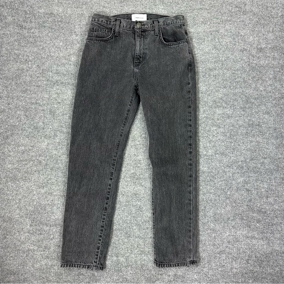 Current/Elliott Jeans 26 The Vintage Cropped Slim Straight Leg Jeans Faulkner - Picture 10 of 15